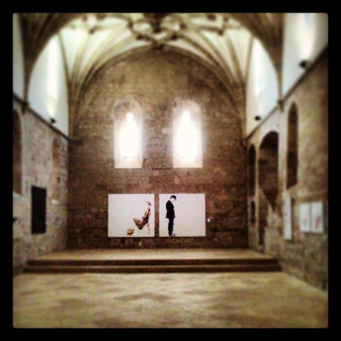 Obra de Javier Joven en el Monasterio de Veruela (2013)