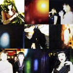 "Crónica de una inauguración", políptico, acrílico y óleo/lienzo, 50x50 cm cada pieza