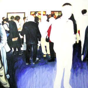 "Bruno en Pierre Chardin", acrílico/lienzo, 150x150 cm